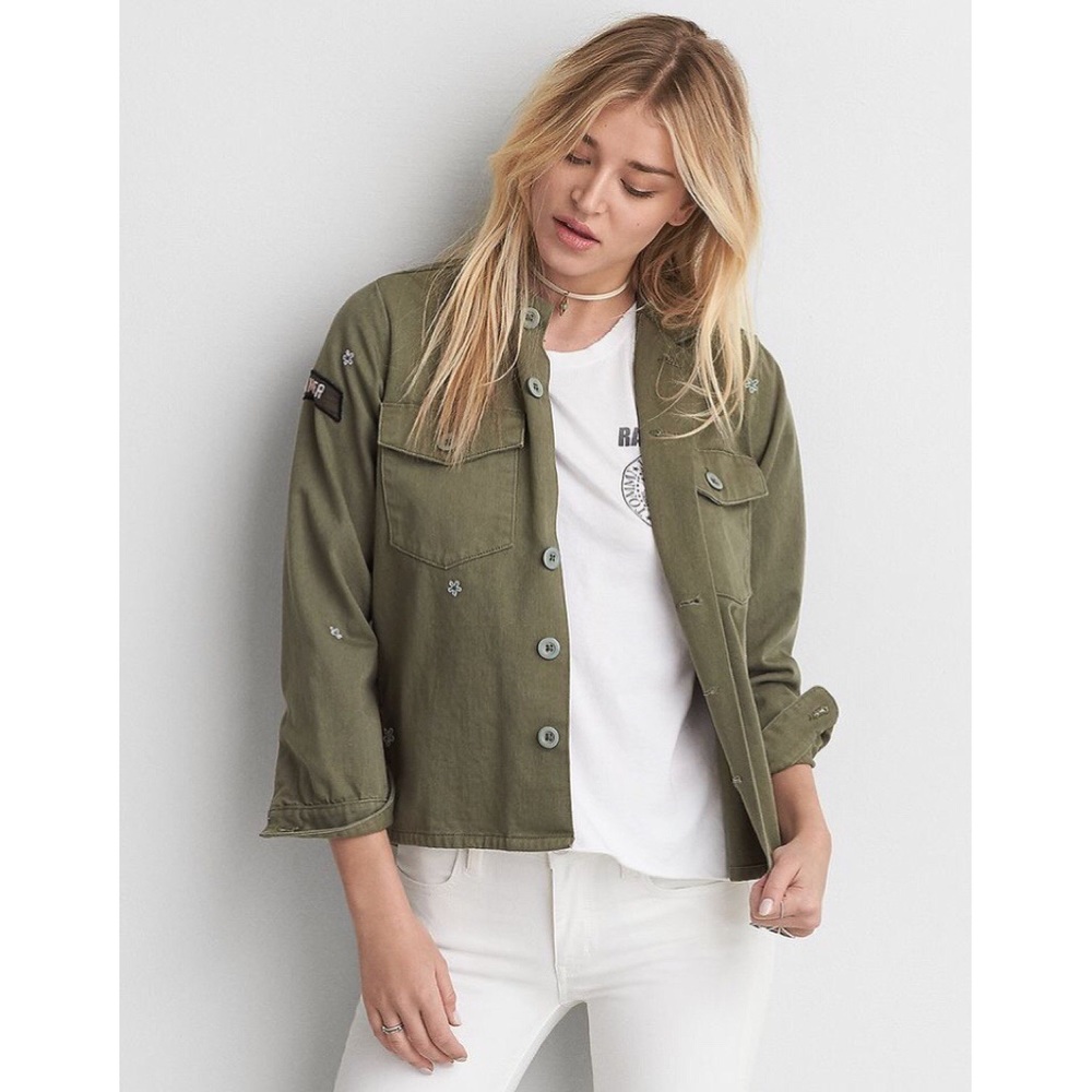 AEO Military Shirt Jacket